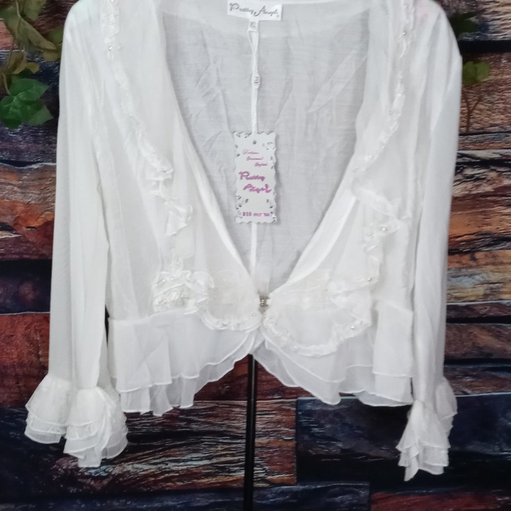 NWT Pretty Angel Bolero